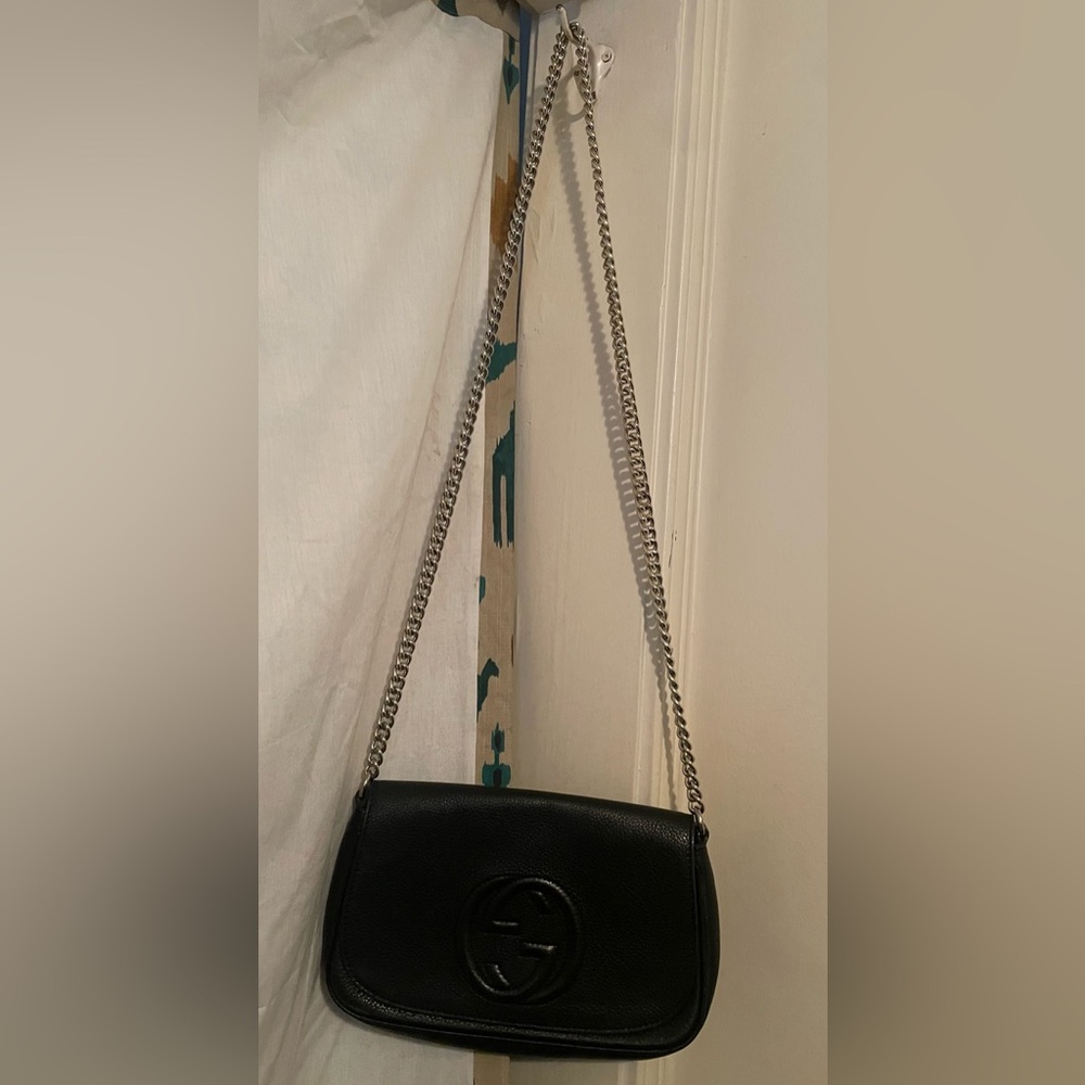 Gucci Black Leather Crossbody Bag - Picture 2 of 16